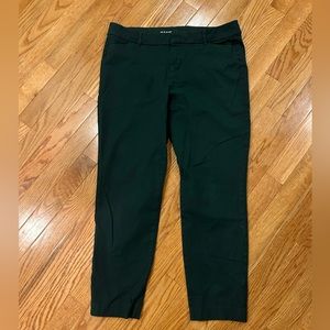 Old Navy Green Pixie Mid-Rise Pants